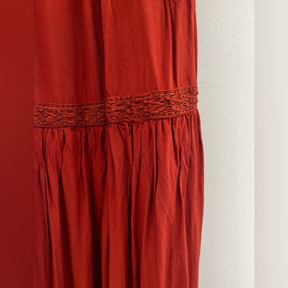 Mustard Seed Rust Midi Dress size S - Picture 8 of 13